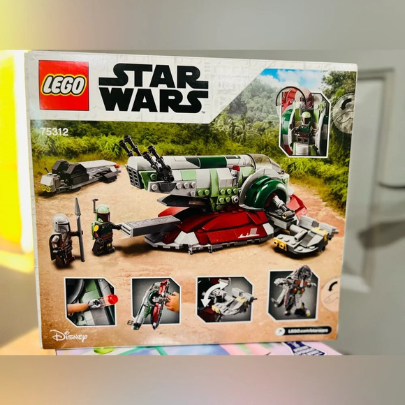 LEGO Star Wars Boba Fett Starship 75312 Building Toy - Mandalorian - Picture 2 of 4